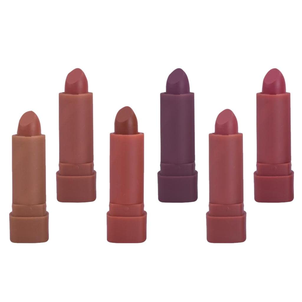 Exclusive Sale Six Shades Mini Velvet Matte Lipstick Set Long Lasting Beauty AK8(17M)