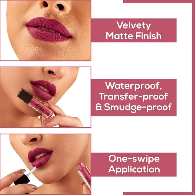 Exclusive Sale RENEE Stay Forever Matte Liquid Lipstick AK1(5JN)