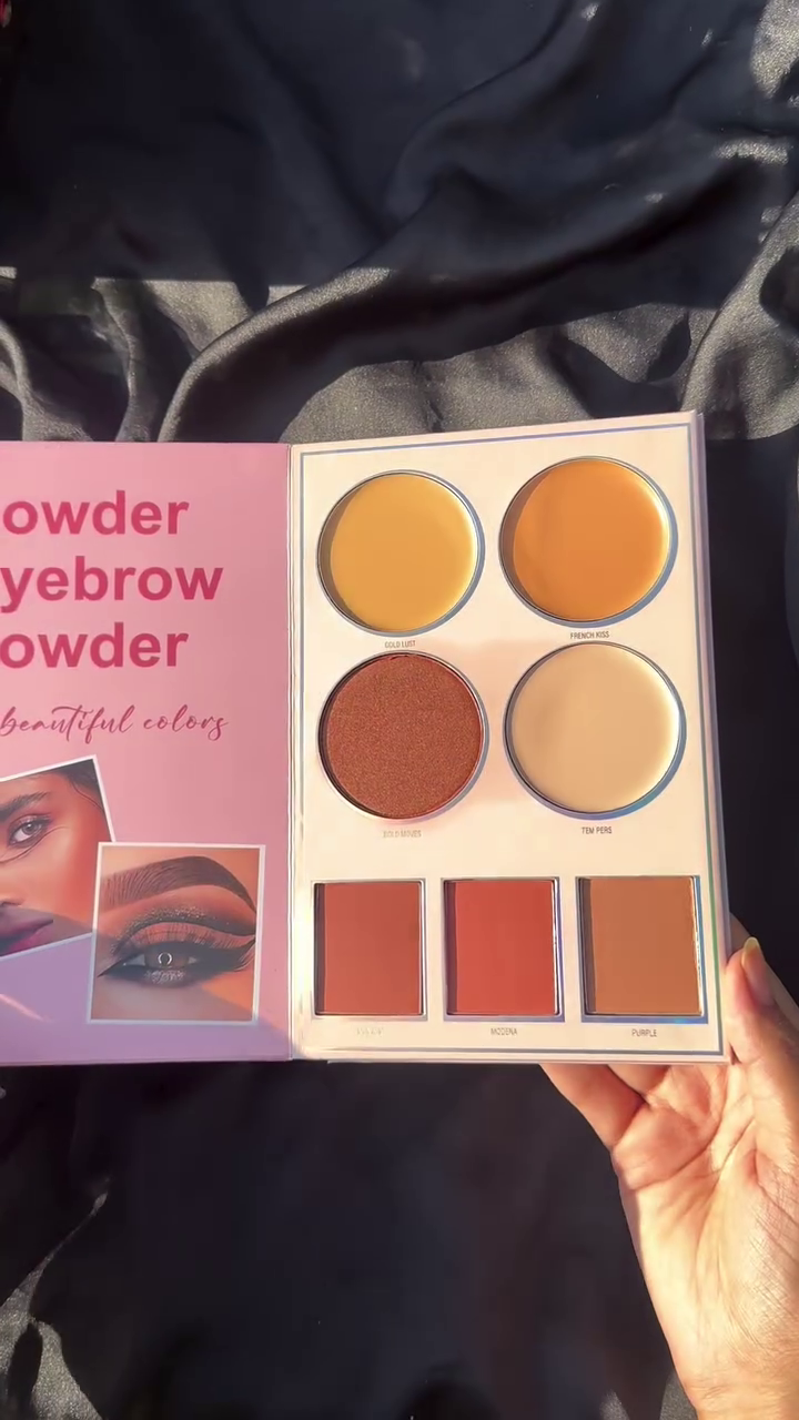 Exclusive Sale NYLI Professional 5 pages Makeup book Palette Lip color, Highlighter, Blusher, Eyeshadow NK7(17M)