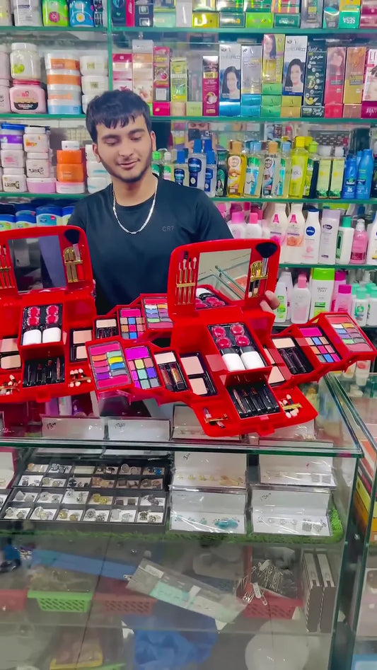 Multi Purpose Portable Makeup Kit with Mirror and Beauty Essentials Set online (6AG1) 39 (Copy) pg3