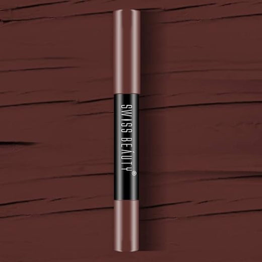 Exclusive Sale Swiss Beauty 12 Hrs. Stay Matte Lip Crayon Chocobar 1(8JL)