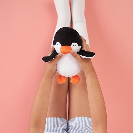 Jam & Honey Soft Penguin Plush Toy for Kids | Soft Toy for Boys and Girls | Super-Soft and Safe| Ideal for Gifting | Height 17 cm | Black and White