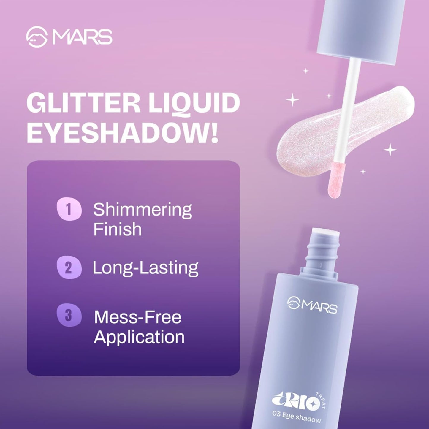 Exclusive Sale MARS TRIO Treat 3-IN-1 Eye Makeup Kit with Eyeliner AK2(5JN)