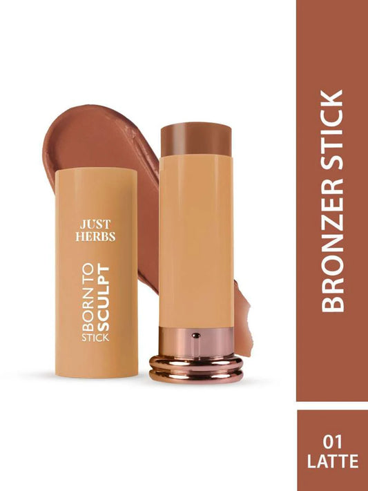 Just Herbs Born To Sculpt Long Stay Bronzer Stick With Shea - 14 g - Latte 01 PA12 BUY