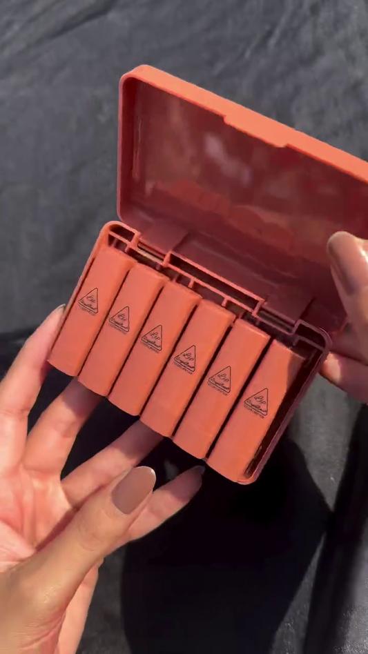 Exclusive Sale Six Shades Mini Velvet Matte Lipstick Set Long Lasting Beauty AK8(17M)