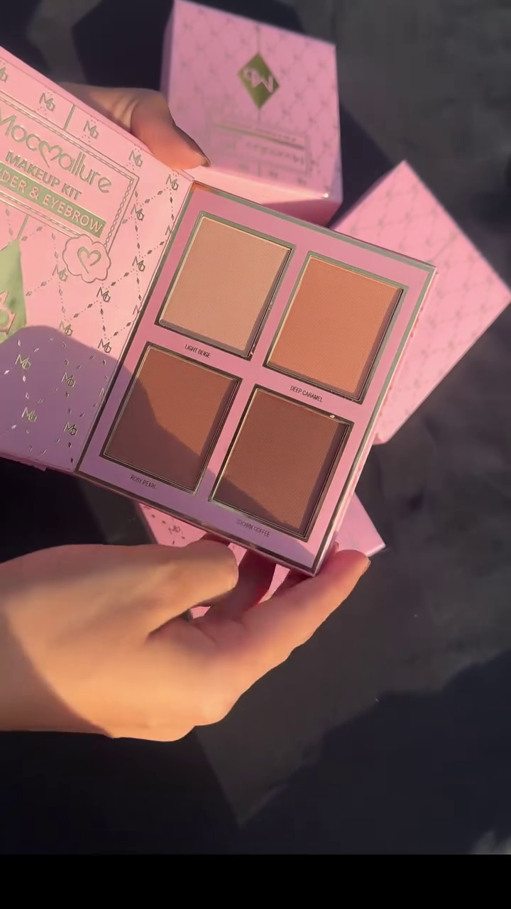 Exclusive Sale Mocullare 4 In 1 Makeup Book Palette With Eyeshadow,Blusher,Highlighter, Lipstick NK4(17M)