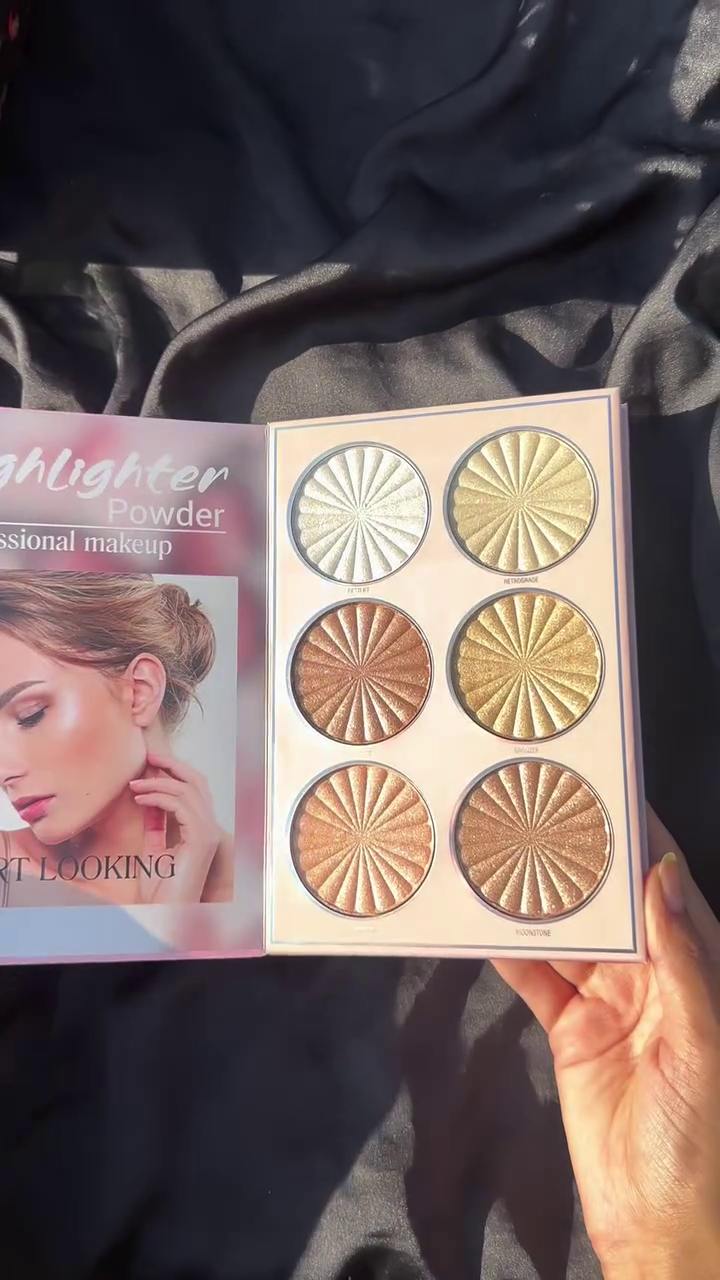 Exclusive Sale NYLI Professional 5 pages Makeup book Palette Lip color, Highlighter, Blusher, Eyeshadow NK7(17M)