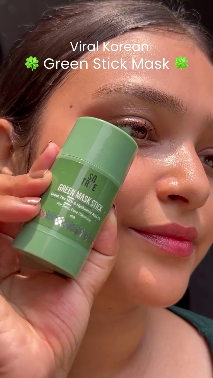Exclusive Sale Offer Green Tea Mask Stick | Deep Cleansing Face Mask for Hydrated and Clear Skin AK2(24M)