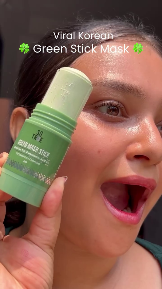 Exclusive Sale Offer Green Tea Mask Stick | Deep Cleansing Face Mask for Hydrated and Clear Skin AK2(24M)
