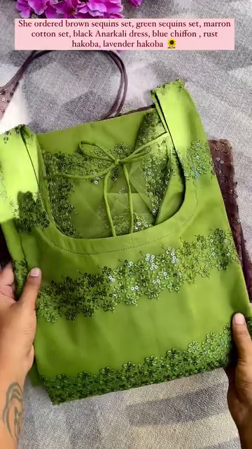 Exclusive Sale Set of Designer Dress Set with Sequin work only 90/- (1AG-1.2)