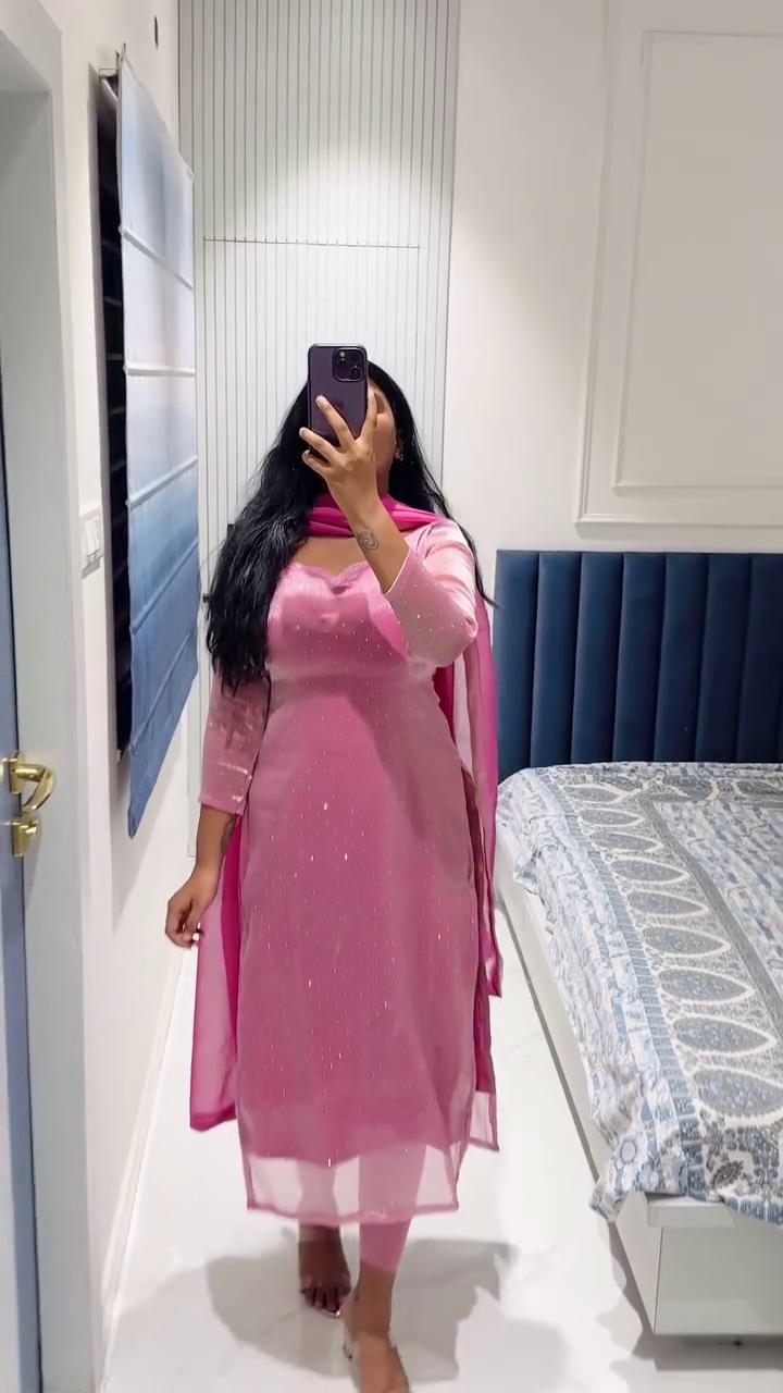 Designer Pink Dress Set only 90/- 2AG6 Exclusive Sale