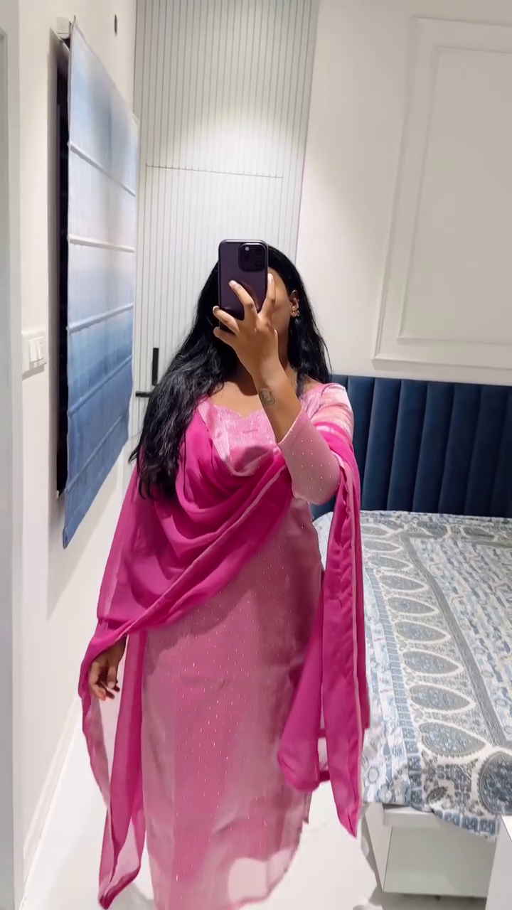 Designer Pink Dress Set only 90/- 2AG6 Exclusive Sale